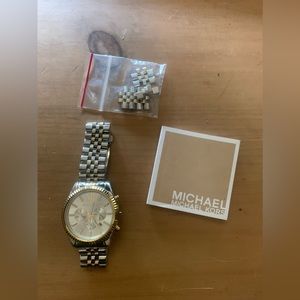 Michael Kors Gold and Silver Watch